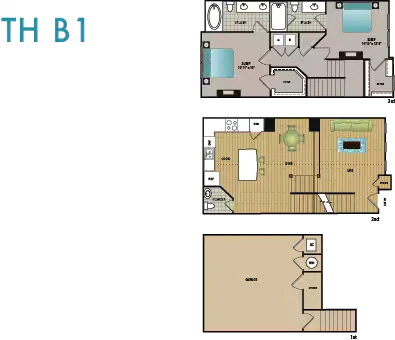 TH B1 1007 floor plan